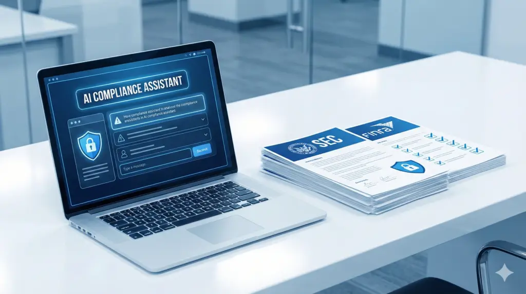 AI notetaker compliance checklist showing regulatory requirements for wealth advisors in 2026